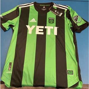 NWT - Authentic Adidas - Austin FC MLS- Arellano Men’s size Large
